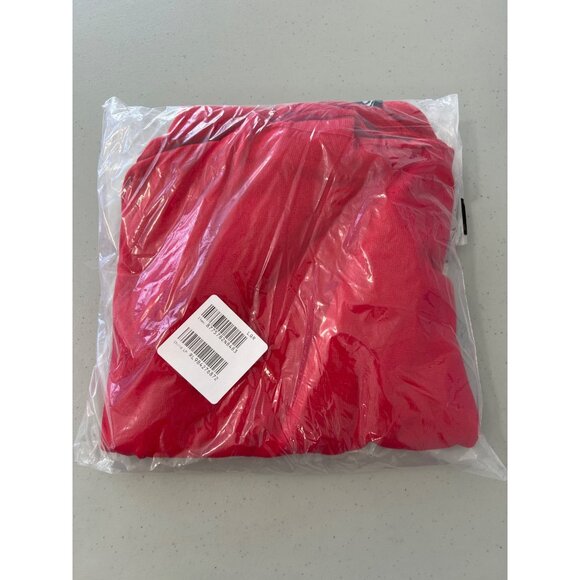 LB70 by Lloyd Boston Belted Knit Sleeveless Sweater Dress Size Large Ribbon Red - Picture 3 of 6